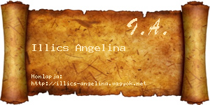 Illics Angelina névjegykártya